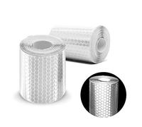 2pcs 3m*50mm High Intensity Prismatic Reflective Safety Tape Vinyl Roll Self-Adhesive Security Marking Tape