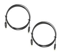 2pcs 3Meters Digital Fiber Optical Optic Audio Cable SPDIF OD2.2 TOSLINK-TOSLINK Gold Plated Lead Cord Connect to DVD CD
