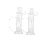 2PCS 3ml Silicone Breast Milk Collector with Measurement Marks for Nursing Moms and Newborn Medicine Colostrum Container Food Grade Silicone Milk Catcher