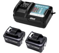 2pcs 4.0A BL1041B Battery and 12V DC10WD Charger, Replace for 12V Makita BL1020B BL1021B BL1015 BL1016 Batteries / DC10SB DC10WC Chargers