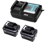 2pcs 4.0A BL1041B Battery and 12V DC10WD Charger, Replace for 12V Makita | For BL1020B BL1021B BL1015 BL1016 Batteries / DC10SB DC10WC Chargers