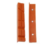 2pcs 4/5/6 Inch Soft Pad Jaw Rubber for Metal Vise Bench Machine Tools, Compatible with 4"/5"/6" Bench Vice, Mill Clamps and Drill Press, for Orange/Green