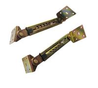 2pcs 4 5 7 10-Position Ratchet Adjustment Mechanism for Bed Sofa Headrest Ratchet Tie Rod Hinge Lift Support Frame(4-Speed)