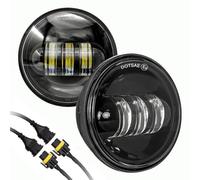 2PCS 4.5" Davidson LED Fog Light for Harley Davidson Road King Street Electra Glide Ultra Limited Special CVO Tri Deluxe Classic Switchback Screamin Heritage Softail Screamin Standard