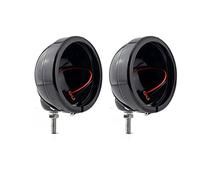 2PCS 4.5 Inch Fog Light Housing Bracket for Harley 4 1/2" Passing Light Gloss Black Bucket Mount Assembly for Motorcycle Auxiliary Fog Lamp