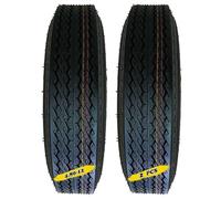 2PCS 4.80-12 Puncture Resistant Trailer Tire with Reinforced Sidewall Symmetric Tread for Utility, Agricultural, Construction Equipment, Heavy Duty Off-Road Use