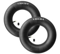 2pcs 4.80/4.00-8 Inner Tube,Heavy Duty TR-87 Curved Valve Replacement for Wheelbarrows, Lawn Mowers, Hand Trucks, Garden Carts for 4.80/4.00-8 Inch, 4.00-8 Tire Tube