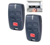2pcs 4 Channel Remote Control for BFT Mitto B RCB04 R1, Opener Transmitter Gate Remote Control 433.92 mhz for All Garage Warehouse Door Entry Systems