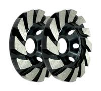 2Pcs 4 inch Diamond Concrete Grinding Cup Wheel, Angle Grinder disc for Shaping Cleaning Cement Masonry Marble Granite Brick