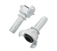 2pcs /4 Inch Npt Air Hose Coupler Zinc Plated Iron Female Connector