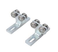 2PCS 4 Wheel Trolley Assembly T Type Alloy Steel Bearing Trolley for Strut Channel 1-5/8in Taller