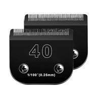2PCS 40 Blades Dog Grooming Blades Compatible with Andis Dog Clippers Blades,Dog Clipper Blades Compatible with Oster A5,Wahl km10 Dog Clippers,Stainless-Steel Blade Sharp