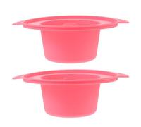 2pcs 400ml Pink Silicone Wax Melt Warmer Liners for Hair Removal