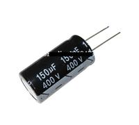 2pcs 400V150UF 400V 150UF 18 * 35mm 150UF 400V 18x35mm DIP Aluminum Electrolytic Capacitor CZAOINCU