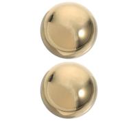 2pcs 40mm Hand Exercise Balls, Polished Decorative Metal Orbs | Smooth Mirror Finish, Dexterity Training Aid, Elegant Accent for Shelves, Home Décor, Rehabilitation Practice and Relaxation