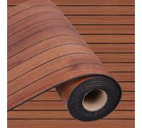 2Pcs 40x300cm 3D Wood Effect Vinyl Self Adhesive Peel and Stick Wallpaper Wood Panels for Walls Ceiling Waterproof PVC Wall Panelling for Bedroom Living Room Kitchen Furniture Decor