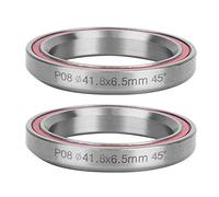 Keenso 2PCS 41.8MM Heavy Duty Bicycle Headset, Bike Headset Bearings, Sealed Headset Bearings with Sealing Rubber Ring for Road Bike Bicycle BMX
