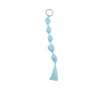 2pcs 42cm Colorful Children's Braids Wigs Lantern Braids Hair Accessories for Kids with Hair Rings and Headbands(Lightblue)