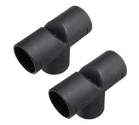 2Pcs 42mm Air Vent Ducting T Piece Elbow Plastic Pipe, Air Vent Ducting Outlet Exhaust Connector, Air-Duct Heating Accessories for Webasto Eberspaecher Air for Car Die sel Parking Heaters