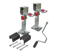 2PCS 430-560mm Trailer Stabilizer Legs - Drop Down Caravan Parking Support for Motorhome & Camper - Easy Carry Corner Steady Accessories