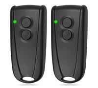 2pcs 433.92MHz Garage Door Remote Control for Hormann EcoStar RSC2-433, RSZ1-433, RSE2-433 for Hormann Liftronic 500/700/800 for Portronic D2500/D5000/S4000