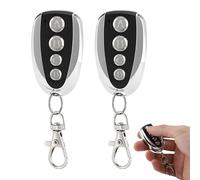 2pcs 433.92MHz Remote 4 Button Key Fob Gate Garage Door Opener Wireless | reliable transmission daily, independent multi function, sturdy casing built, commercial suitable, access multiple points