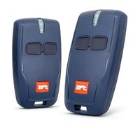 2PCS 433MHz for BFT Garage Door Remote,Replacement for BFT Mitto 2/MITTO B RCB02, 2-Channel Garage Door Gate Key Fob with Key Ring, Compatible with BFT 12V Electric Gate Opener System
