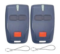 2PCS 433MHZ Garage Door Remote for BFT Mitto 2 B RCB, Electric Gate Key Fob 2 Channels Garage Door Remote for Rolling BFT Mitto 2, Kleio,Ghibli,TRC 2,Kleio,Ghibli,MITTO B RCB02 TR with Key Ring