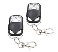 2Pcs 433MHz Garage Door Remote, Universal Gate Remote Control Fob with 4 Channel, Key Fob for Electric Gates, Wireless Garage Door Opener Cloning Key Fob for Garage Doors, Roller Shutters, Car Alarm
