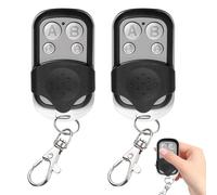 2Pcs 433mhz Universal Garage Door Opener Remote,Universal Garage Door Remote Control Key Fob For Car Garage Door Gate,Electric Gate Fob With Key Cover Slide