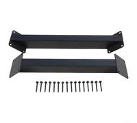 2Pcs 45 Degree Angle Support Brackets Heavy Duty Steel Pergola Kit Connectors with Screws for Gazebos, Tree Houses, Decks, Cabins and Patios Outdoor Wooden Structure Assembly