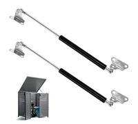 2pcs 450N/101Lb Gas Struts,Universal Lift Support Springs Heavy Duty Gas Spring with Brackets for Heavy Lid Cabinet Door Truck Ottoman Bed Floor Hatch Door and Other Heavy Duty Project (15IN 300N)