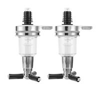 2pcs 45ml/1.5oz Bar Butler Replacement Nozzle Shot Dispenser For Revolving Liquor Bottle Holder Silver