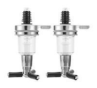 2pcs 45ml/1.5oz Bar Butler Wall Mounted Replacement Nozzle Shot Dispenser For Revolving Liquor Cadd Silver