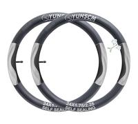 2Pcs 47/57-507 Self-Sealing 24 inch Bike Inner Tubes 24x1.75 24x1.95 24x2.10 24x2.125 AV32mm Schrader Valve Automatic Repair Puncture Resistant Tube Compatible 24x1.75/2.125 Bicycle Inner Tube