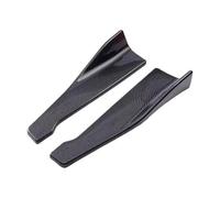 2Pcs 48cm Side Skirt Back Bumper Spoiler Splitter Protector Scratch Protector Universal Compatible With BMW E90 ，Compatible With VW Golf 5 6 Accesso(Carbon look)