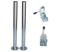 2Pcs 48mm Prop Stand Supports With Clamps 460mm Long - Trailer Caravan