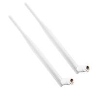 2pcs 4G LTE Antenna WiFi SMA Male Omnidirectional Aerial 6dBi 700-2700Mhz Male Connector for Wireless Network Card USB Adapter Wireless Router Hub Bluetooth WiFi Video Surveillance Monitor