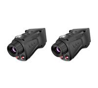 2pcs 4K Night Vision Goggles, Rechargeable Night Visions Monocular with 2.8 Inch Screen 18X Digital Zoom Digital Infrared Monocular Telescope Outdoor Exploration & Camping Gear Gifts for Men