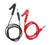 2pcs 4mm Banana Plug to Alligator Clip Test Lead Wire Cable
