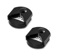 2Pcs 4mm Corner Rounder Punch, Steel Paper Corner Cutter for Photo Albums Invitations Cards, Precise Rounding Tool with Adjustable Guide