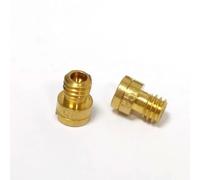 2pcs 4mm Thread M4 Round Main Jet Size 40-60 Compatible With Automotive Motorcycle Parts Kenhin Carburetor Gy6 139qmb 50cc Injector Nozzle(Size 52)