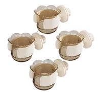 2pcs/4pcs PET Bird Bowls with Clamp, Bird Cage Feeder, Durable Water Bowl, Feeding Cups, Water Feeder for Cockatiel, Parakeet, Macaw, Finches, Lovebirds, Small Animals Gray (Gray, 4pcs)