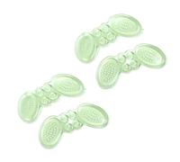 2pcs/4pcs Silicone Heel Pad Sticker Heels Protector Adjust Size Adhesive Non-Slip Shoe Pads Pain Relief Foot Care Inserts for feet(White)