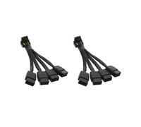 2PCS 4X8 Pin PCI-E to 16 Pin Graphics Card Power Cable 12VHPWR Connector Adapter Cable for GPU RTX4090 RTX4080