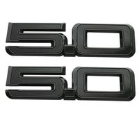 2pcs 5.0 Side Emblems 3D Badge Replacement for 2024 Mustang GT PR3Z-16228-D New (Black)