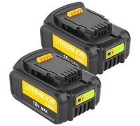 2Pcs 5.0Ah Batteries Replacement for Dewalt Battery 18V DCB181 DCB180 DCB184 DCB182 DCB201 DCB200 for Dewalt Battery 18V 5.0Ah