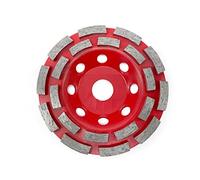 2pcs 5’125mm Double Row Cup Wheel Diamond Grinding Disc Bowl Shape for Marble Granite Concrete for Pulling and lifting