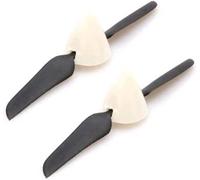 2PCS 5.1x3.1 Forward Folding Propeller Spinner Aperture 2mm Foldable Paddle With Prop Cover Compatible With RC Glider Fixed-Wing Replaceable Propellers(2PCS 5.1X3.1 REVERSE)