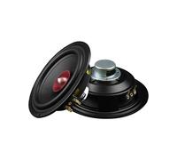 2Pcs 5.25 Inch Hifi Full Range Speaker Units 4 8 Ohm 40W NdFeB Magnet for Lo-udspaeker Home Theater Music Sound Speaker(Round 4 Ohm)